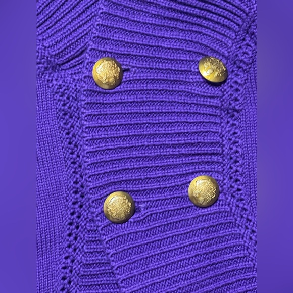 Vintage Ralph Lauren Sweater Cardigan Sz L - Picture 4 of 7